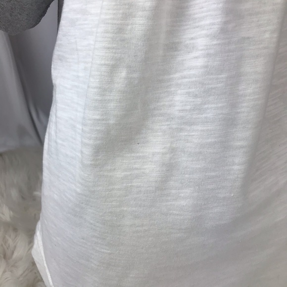 Neon Buddha Scoop Cowl Neck Tunic Grey/white XS - Picture 6 of 8